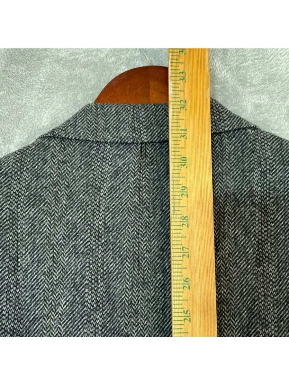 Vintage Chaps x Ralph Lauren Men's 44R Gray Blazer Wool Blend  C0894